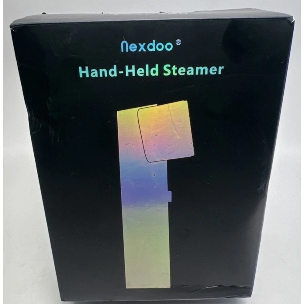 Nexdoo Hand-Held Garment Steamer Portable 2-in-1 Travel Iron Clothes NIB Green